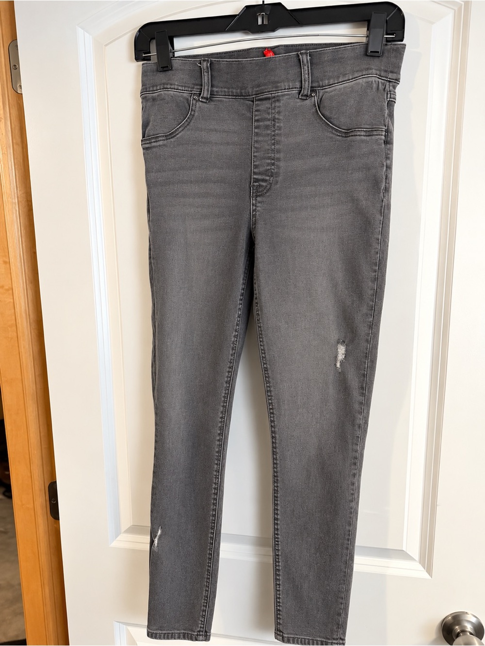 SPANX Dark Gray Skinny Jeans - Slim Stretch M